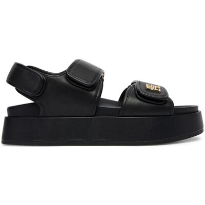 Tommy Hilfiger Sandały Leather Sporty Platform Sandal FW0FW09119 Czarny 40 Czarny Damskie Tommy Hilfiger Sandały Leather Sporty Platform Sandal FW0FW09119 Czarny 40 Czarny Damskie