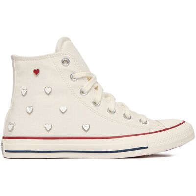 Converse Trampki Chuck Taylor All Star Hearts A19055C Biały 39_1_2 Biały Damskie Converse Trampki Chuck Taylor All Star Hearts A19055C Biały 39_1_2 Biały Damskie