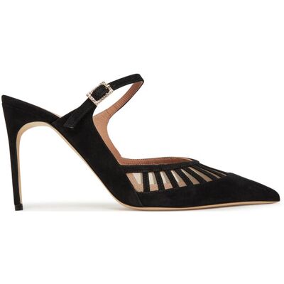 MALONE SOULIERS Klapki Bardot 90-2 Czarny 38 Czarny Damskie MALONE SOULIERS Klapki Bardot 90-2 Czarny 38 Czarny Damskie