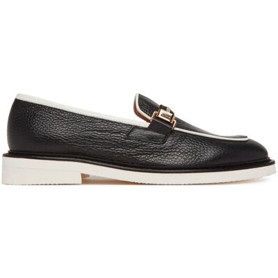 Pollini Loafersy SA10063G1MTD100A Czarny 37 Czarny Damskie Pollini Loafersy SA10063G1MTD100A Czarny 37 Czarny Damskie