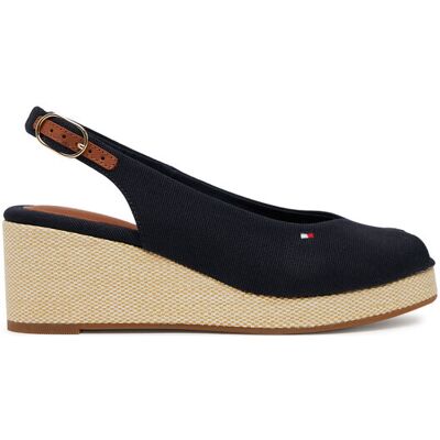 Tommy Hilfiger Sandały Flag Mid Wedge Espad Slingback FW0FW08595 Granatowy 41 Granatowy Damskie Tommy Hilfiger Sandały Flag Mid Wedge Espad Slingback FW0FW08595 Granatowy 41 Granatowy Damskie