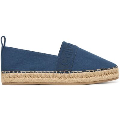 Calvin Klein Espadryle Oblique Espadrille Webbing HW0HW02934 Niebieski 37 Niebieski Damskie Calvin Klein Espadryle Oblique Espadrille Webbing HW0HW02934 Niebieski 37 Niebieski Damskie