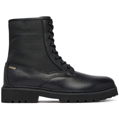 HUGO Trapery Draven 50573034 Czarny 42 Czarny Męskie HUGO Trapery Draven 50573034 Czarny 42 Czarny Męskie
