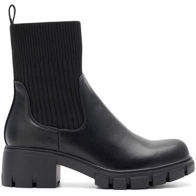 DeeZee Botki WS5575-05 Czarny 41 Czarny Damskie DeeZee Botki WS5575-05 Czarny 41 Czarny Damskie