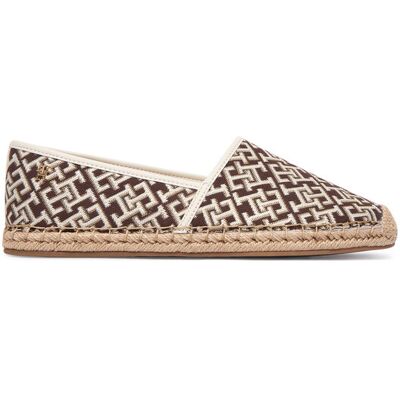 Tommy Hilfiger Espadryle Th Monogram Jacquard FW0FW09501 Brązowy 36 Brązowy Damskie Tommy Hilfiger Espadryle Th Monogram Jacquard FW0FW09501 Brązowy 36 Brązowy Damskie