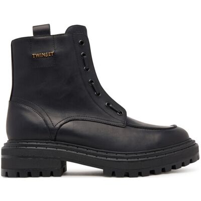 TWINSET Botki 252TCP184 Czarny 39 Czarny Damskie TWINSET Botki 252TCP184 Czarny 39 Czarny Damskie