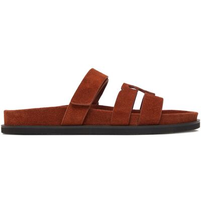 Tory Burch Klapki Ines Sport Slide 163481 Brązowy 37 Brązowy Damskie Tory Burch Klapki Ines Sport Slide 163481 Brązowy 37 Brązowy Damskie