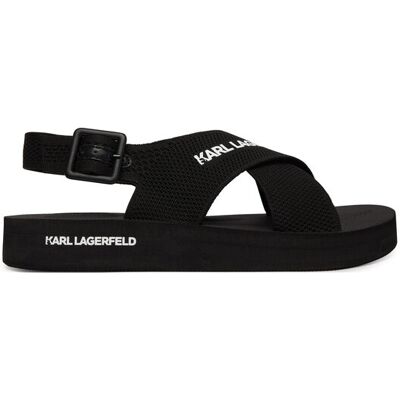 KARL LAGERFELD Sandały Atlantik KL70526 Czarny 45 Czarny Męskie KARL LAGERFELD Sandały Atlantik KL70526 Czarny 45 Czarny Męskie