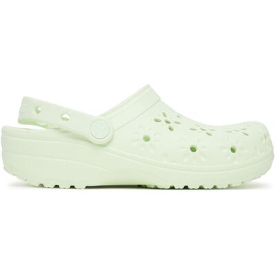 Crocs Klapki Classic Floral Cut-Out Clog 210927 Zielony 42_43 Zielony Damskie Crocs Klapki Classic Floral Cut-Out Clog 210927 Zielony 42_43 Zielony Damskie