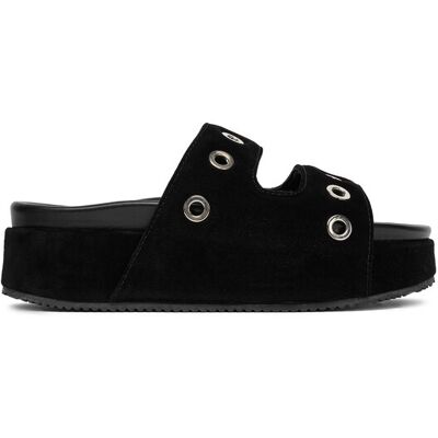 Inuikii Klapki Suede Studs 70103-153 Czarny 37 Czarny Damskie Inuikii Klapki Suede Studs 70103-153 Czarny 37 Czarny Damskie