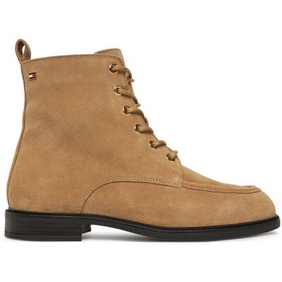 Tommy Hilfiger Trzewiki Enamel Flag Suede Lace-Up Boot FW0FW09681 Brązowy jasny 42 Brązowy jasny Damskie Tommy Hilfiger Trzewiki Enamel Flag Suede Lace-Up Boot FW0FW09681 Brązowy jasny 42 Brązowy jasny Damskie