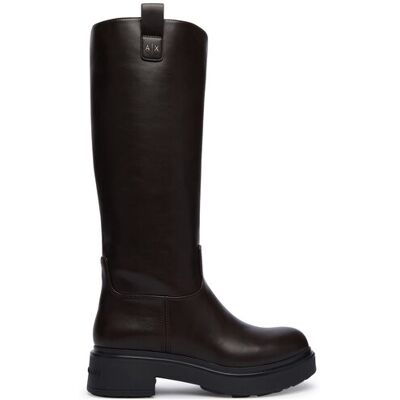 Giorgio Armani Exchange Kozaki XW003089 AF17451 U6032 Brązowy 39 Brązowy Damskie Giorgio Armani Exchange Kozaki XW003089 AF17451 U6032 Brązowy 39 Brązowy Damskie