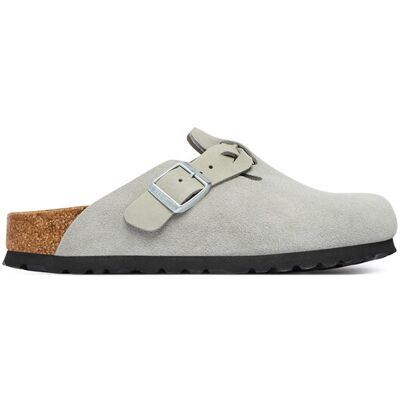 Birkenstock Klapki Boston Braided 1032933 Szary jasny 37 Szary jasny Damskie Birkenstock Klapki Boston Braided 1032933 Szary jasny 37 Szary jasny Damskie