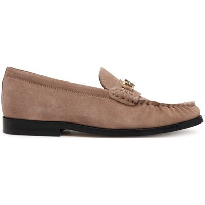 Tommy Hilfiger Półbuty Soft Suede Horsebit Loafer FW0FW08649 Beżowy 37 Beżowy Damskie Tommy Hilfiger Półbuty Soft Suede Horsebit Loafer FW0FW08649 Beżowy 37 Beżowy Damskie