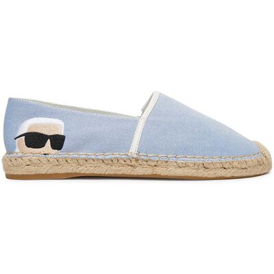 KARL LAGERFELD Espadryle Kamini KL80111G Błękitny 35 Niebieski jasny Damskie KARL LAGERFELD Espadryle Kamini KL80111G Błękitny 35 Niebieski jasny Damskie