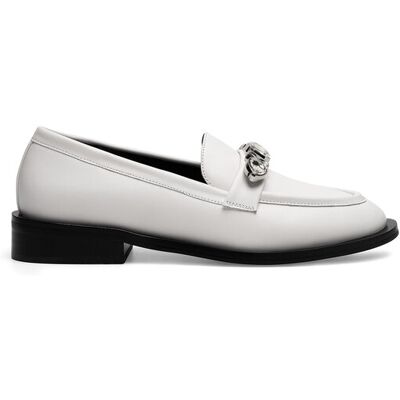 Eva Minge Loafersy WGA3289-1Z Biały 38 Biały Damskie Eva Minge Loafersy WGA3289-1Z Biały 38 Biały Damskie
