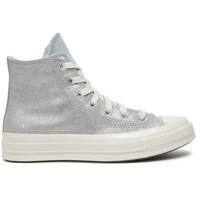Converse Trampki Chuck 70 Suede Shimmer A08224C Szary 37_1_2 Szary Damskie Converse Trampki Chuck 70 Suede Shimmer A08224C Szary 37_1_2 Szary Damskie