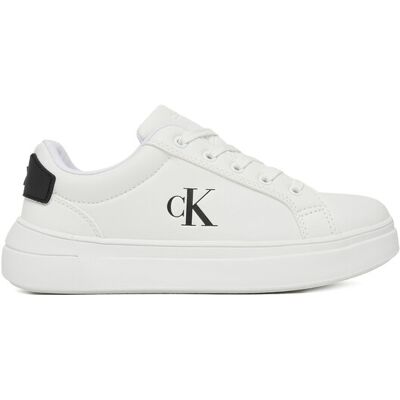 Calvin Klein Sneakersy V3X9-83300-1355 S Biały 35 Biały Chłopiec Calvin Klein Sneakersy V3X9-83300-1355 S Biały 35 Biały Chłopiec