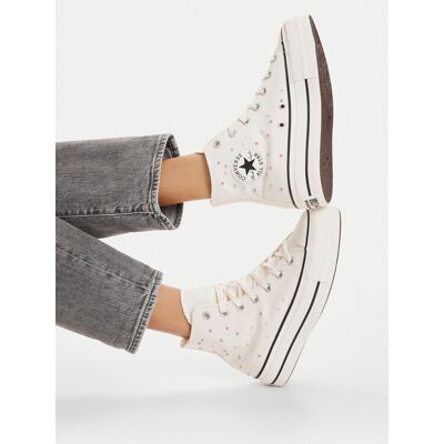 Converse Trampki Chuck Taylor All Star Lift Platform Mini Studs A19140C Écru 40 Kremowy Damskie Converse Trampki Chuck Taylor All Star Lift Platform Mini Studs A19140C Écru 40 Kremowy Damskie