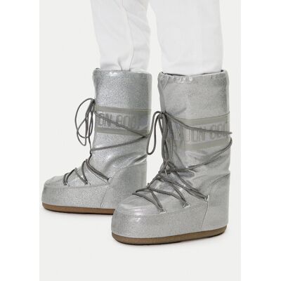 Moon Boot Śniegowce Icon Glitter 80D1402850 Srebrny 39_41 Srebrny Unisex Moon Boot Śniegowce Icon Glitter 80D1402850 Srebrny 39_41 Srebrny Unisex