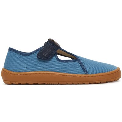 Froddo Kapcie Barefoot Canvas T-Bar G1700439-1 D Niebieski 35 Niebieski Chłopiec Froddo Kapcie Barefoot Canvas T-Bar G1700439-1 D Niebieski 35 Niebieski Chłopiec