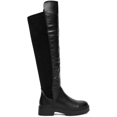 DeeZee Muszkieterki 58573-10 Czarny 36 Czarny Damskie DeeZee Muszkieterki 58573-10 Czarny 36 Czarny Damskie