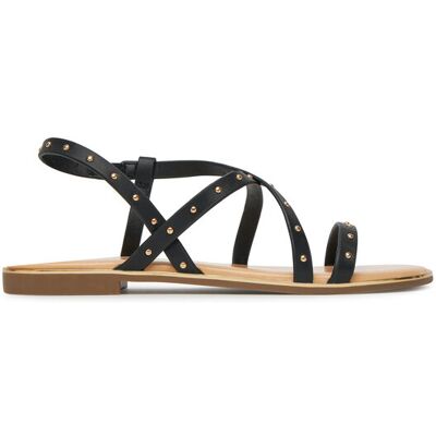 ONLY Shoes Sandały Onlmari-4 Pu Studs 15342339 Czarny 38 Czarny Damskie ONLY Shoes Sandały Onlmari-4 Pu Studs 15342339 Czarny 38 Czarny Damskie