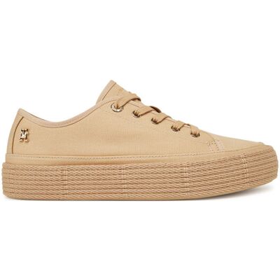 Tommy Hilfiger Espadryle Vulc Espadrille Sneaker FW0FW08404 Beżowy 42 Beżowy Damskie Tommy Hilfiger Espadryle Vulc Espadrille Sneaker FW0FW08404 Beżowy 42 Beżowy Damskie