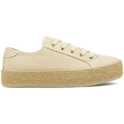 DeeZee Espadryle WSK1576-01 Beżowy 39 Beżowy Damskie DeeZee Espadryle WSK1576-01 Beżowy 39 Beżowy Damskie