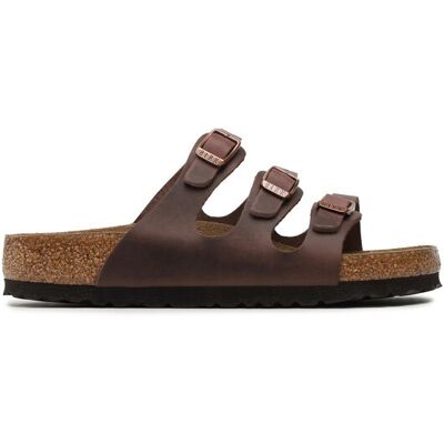 Birkenstock Klapki Florida 53901 Brązowy 35 Brązowy Damskie Birkenstock Klapki Florida 53901 Brązowy 35 Brązowy Damskie
