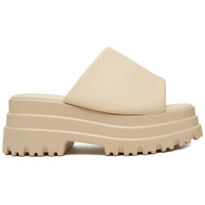 DeeZee Klapki 8602-1A Écru 39 Kremowy Damskie DeeZee Klapki 8602-1A Écru 39 Kremowy Damskie