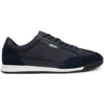 Boss Sneakersy Nitan 50568486 Granatowy 41 Granatowy Męskie Boss Sneakersy Nitan 50568486 Granatowy 41 Granatowy Męskie