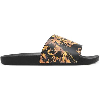 Versace Jeans Couture Klapki 79YA3SQ4 ZS365 G89 Czarny 40 Czarny Męskie Versace Jeans Couture Klapki 79YA3SQ4 ZS365 G89 Czarny 40 Czarny Męskie