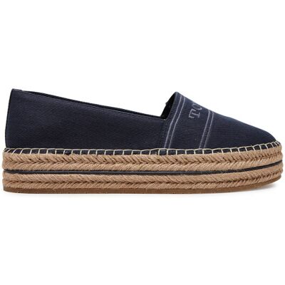 Tommy Hilfiger Espadryle Denim Platform Espadrille FW0FW08543 Granatowy 39 Granatowy Damskie Tommy Hilfiger Espadryle Denim Platform Espadrille FW0FW08543 Granatowy 39 Granatowy Damskie
