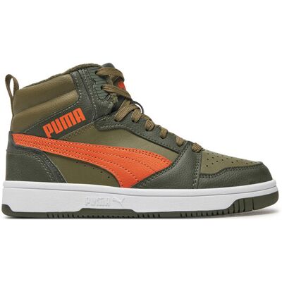 Puma Sneakersy Rebound V6 Mid Wtr Jr 394685 05 Khaki 37 Khaki Chłopiec Puma Sneakersy Rebound V6 Mid Wtr Jr 394685 05 Khaki 37 Khaki Chłopiec