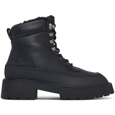 Calvin Klein Trzewiki Chunky Hiking Lup Boot Lth Wl Em HW0HW03204 Czarny 37 Czarny Damskie Calvin Klein Trzewiki Chunky Hiking Lup Boot Lth Wl Em HW0HW03204 Czarny 37 Czarny Damskie