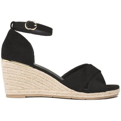 Jenny Fairy Espadryle WSS20802-01 Czarny 39 Czarny Damskie Jenny Fairy Espadryle WSS20802-01 Czarny 39 Czarny Damskie