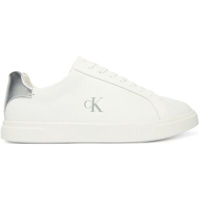 Calvin Klein Sneakersy Low Pro Cups Laceup Lth Met HW0HW02846 Biały 35 Biały Damskie Calvin Klein Sneakersy Low Pro Cups Laceup Lth Met HW0HW02846 Biały 35 Biały Damskie