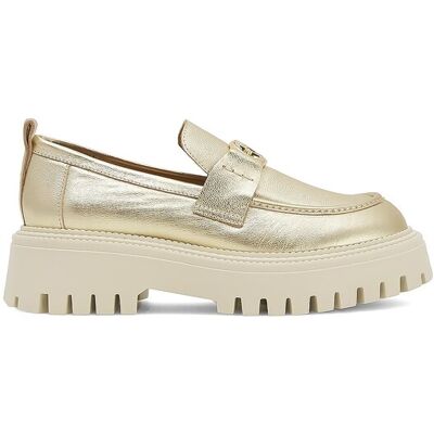 Eva Minge Loafersy SARAH-8049 Złoty 40 Złoty Damskie Eva Minge Loafersy SARAH-8049 Złoty 40 Złoty Damskie