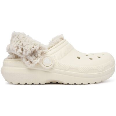 Crocs Klapki Classic Fleece Lined Clog K 212856 Beżowy 30_31 Beżowy Chłopiec Crocs Klapki Classic Fleece Lined Clog K 212856 Beżowy 30_31 Beżowy Chłopiec