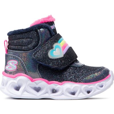 Skechers Kozaki Brilliant Rainbow 302669N/NVPK Granatowy 21 Granatowy Dziewczynka Skechers Kozaki Brilliant Rainbow 302669N/NVPK Granatowy 21 Granatowy Dziewczynka