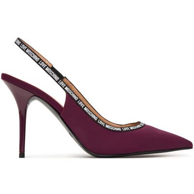 LOVE MOSCHINO Szpilki JA10429G1PIM0552 Bordowy 40 Bordowy Damskie LOVE MOSCHINO Szpilki JA10429G1PIM0552 Bordowy 40 Bordowy Damskie
