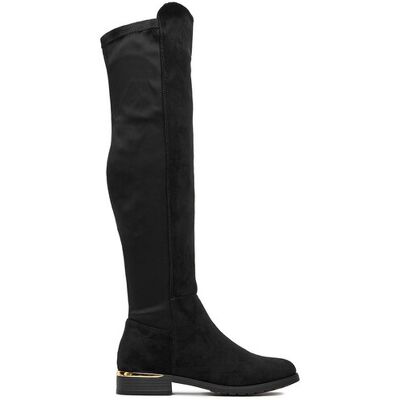 DeeZee Muszkieterki 10816-2 Czarny 37 Czarny Damskie DeeZee Muszkieterki 10816-2 Czarny 37 Czarny Damskie