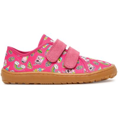 Froddo Kapcie Barefoot Canvas G1700440-10 D Różowy 35 Różowy Dziewczynka Froddo Kapcie Barefoot Canvas G1700440-10 D Różowy 35 Różowy Dziewczynka