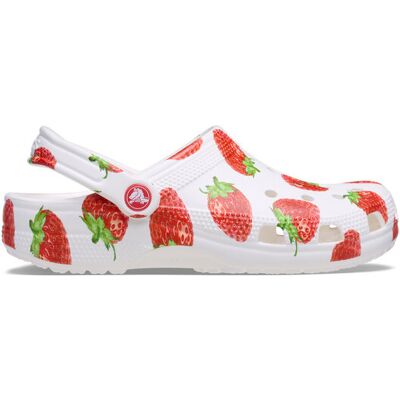 Crocs Klapki Classic Fresh Fruits Clog 211008 Biały 41_42 Biały Unisex Crocs Klapki Classic Fresh Fruits Clog 211008 Biały 41_42 Biały Unisex
