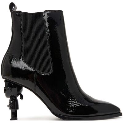 KARL LAGERFELD Botki Nft Heel KL39146 Czarny 35 Czarny Damskie KARL LAGERFELD Botki Nft Heel KL39146 Czarny 35 Czarny Damskie