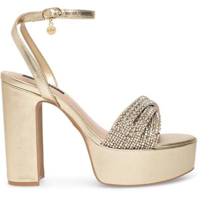Nine West Sandały WFA2736-1 Złoty 41 Złoty Damskie Nine West Sandały WFA2736-1 Złoty 41 Złoty Damskie