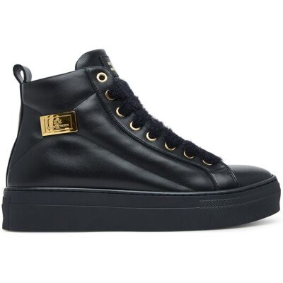 Elisabetta Franchi Botki High Top Lace Up F4-A9E-0362-1251930 D Czarny 35 Czarny Dziewczynka Elisabetta Franchi Botki High Top Lace Up F4-A9E-0362-1251930 D Czarny 35 Czarny Dziewczynka