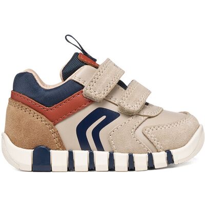 Geox Sneakersy B Iupidoo Boy B3555D 05422 C6181 Beżowy 25 Beżowy Chłopiec Geox Sneakersy B Iupidoo Boy B3555D 05422 C6181 Beżowy 25 Beżowy Chłopiec