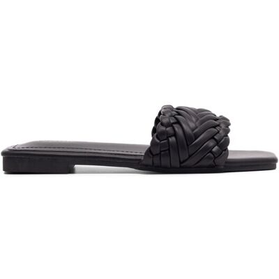 DeeZee Klapki KL-E82022-19 Czarny 41 Czarny Damskie DeeZee Klapki KL-E82022-19 Czarny 41 Czarny Damskie